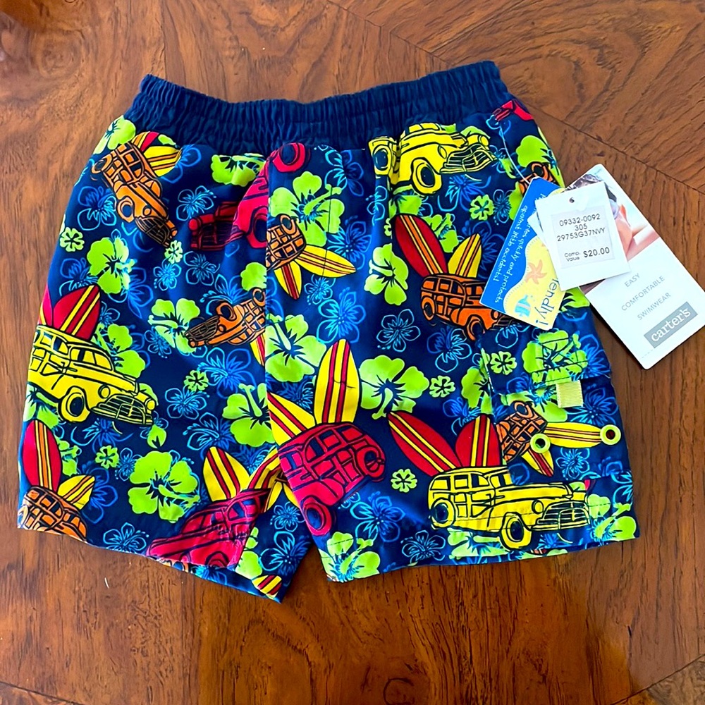 NWT Carters Pool Friendly infant boys bathing suit